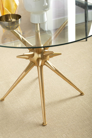 Sputnik-Inspired Brushed Brass Center Table - Gold | Atomic Collection | Villa & House