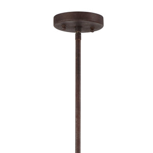 Doral 1 Light Forged Bronze Pendant