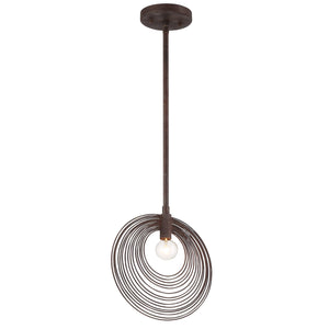 Doral 1 Light Forged Bronze Pendant