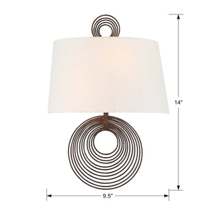 Doral 2 Light Forged Bronze Mount
