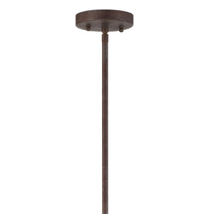 Doral 1 Light Forged Bronze Pendant