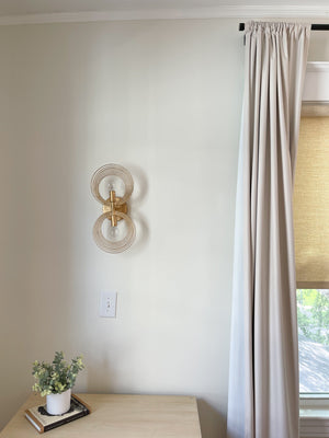 Doral 2 Light Renaissance Gold Wall Mount