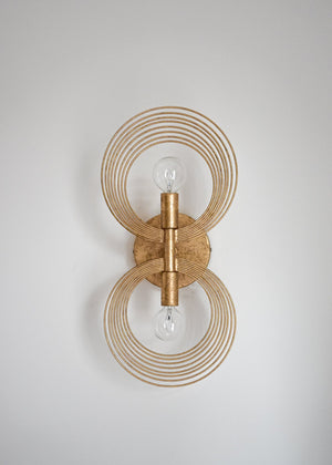 Doral 2 Light Renaissance Gold Wall Mount
