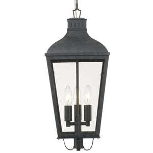 Dumont Outdoor 3 Light Graphite Chandelier
