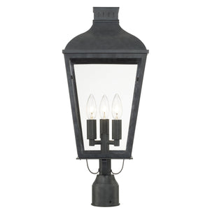 Dumont Outdoor 3 Light Graphite Post Mount