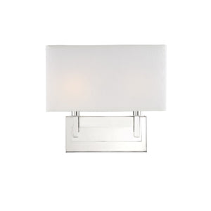 Durham 2 Light Polished Nickel Wall Mount