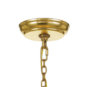 Duval 3 Light Antique Gold Chandelier