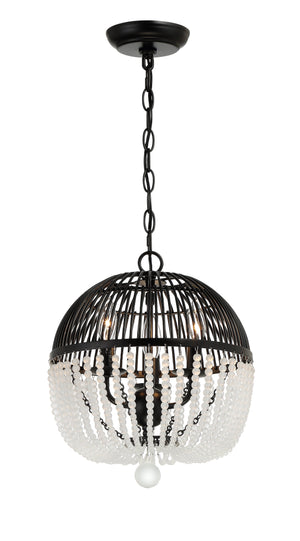 Duval 3 Light Antique Gold Chandelier