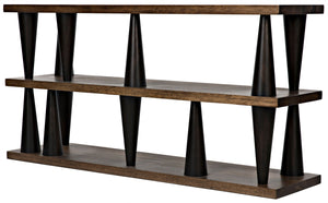 Mood Console - Ebony and Dark Walnut