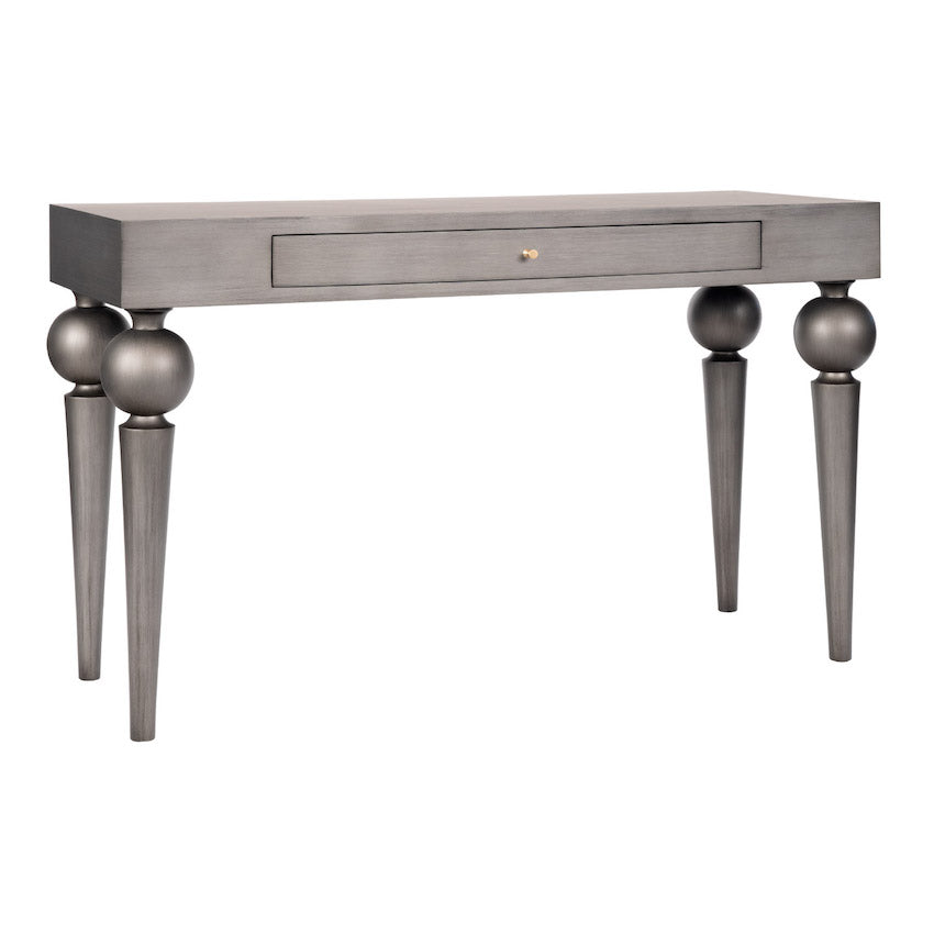 Darcie 1-Drawer Console Table with Tapered Legs