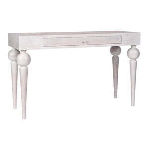 Darcie 1-Drawer Console Table with Tapered Legs