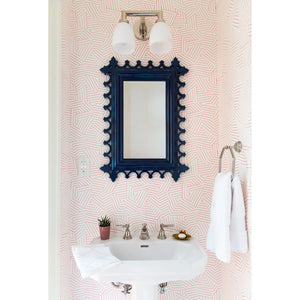 Tini Newport Decorative Lacquer Mirror – Crème (Additional Colors Available)