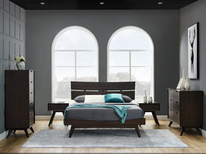 Vale Five Drawer Chest, Havana