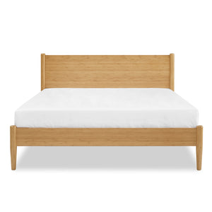 Ria Queen Platform Bed, Caramelized