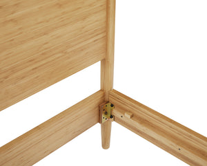 Ria Queen Platform Bed, Caramelized