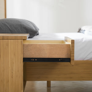 Ria 1 Drawer Nightstand, Caramelized
