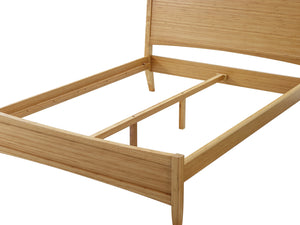 Willow Eastern King Platform Bed, Caramelized