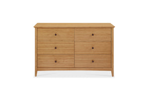 Willow Six Drawer Dresser, Caramelized