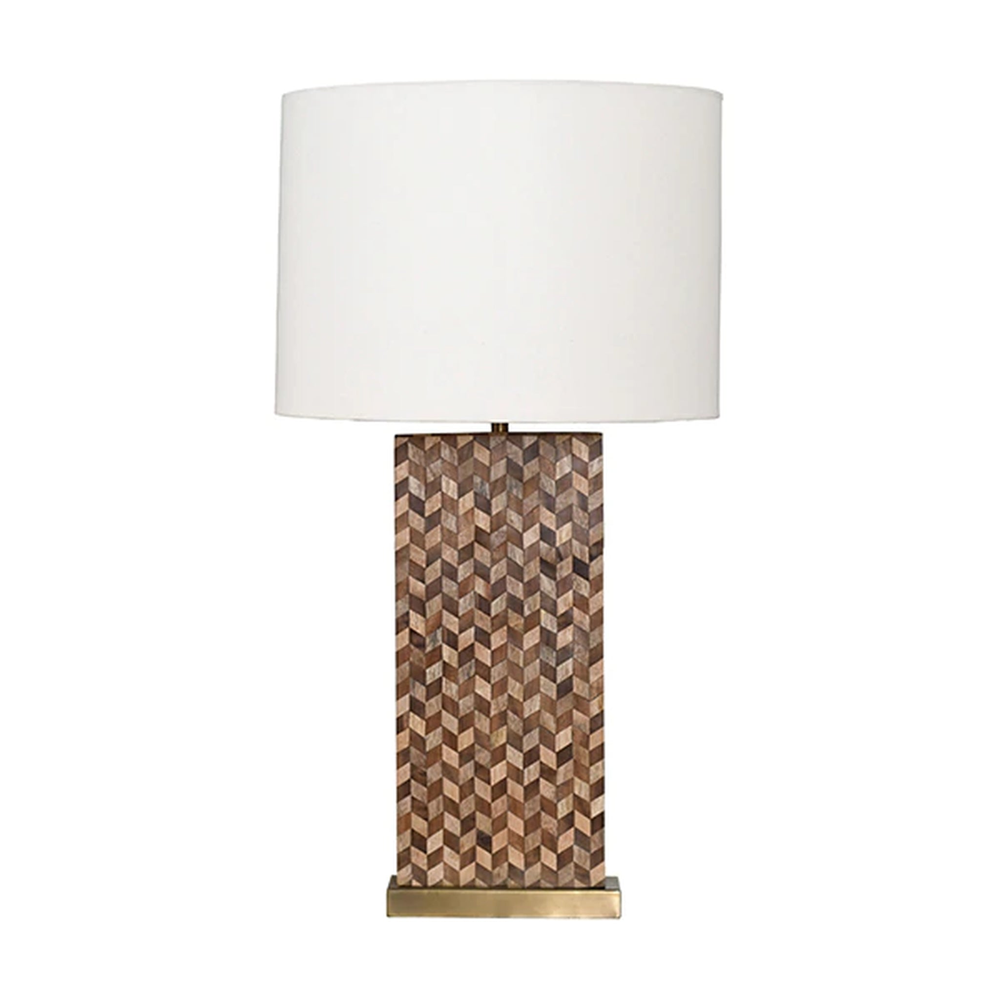 Worlds Away Eden Chevron Inlay Table Lamp
