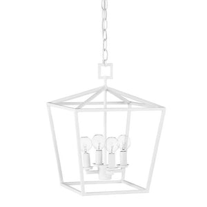 Denison White Small Chandelier