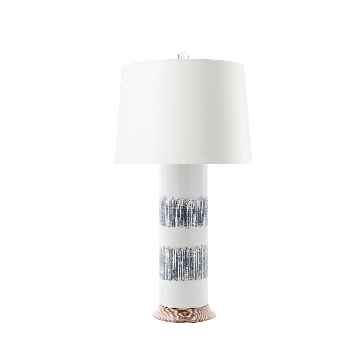 Lamp (Base Only) in Gray & White | Elena Collection | Villa & House