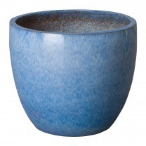 Large Tapered Round Planter - Blue