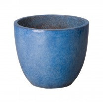 Medium Tapered Round Planter - Blue