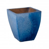 Medium Tapered Square Planter - Blue