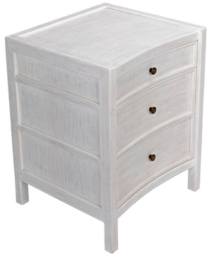 Hampton Night Stand 24", White Wash