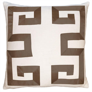 Empire Birch Brown Ribbon Pillow