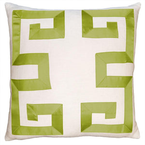 Empire Birch Olive Ribbon Pillow
