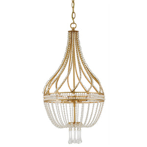 Currey and Company Empire Crystal Chandelier – Antique Gold