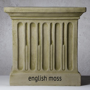 Rectangular Column Fountain - Greystone (Additional Patinas Available)