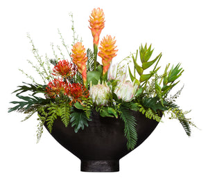Large Assorted Faux Tropical Floral Arrangement