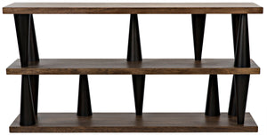 Mood Console - Ebony and Dark Walnut