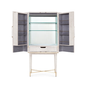Tall Bar Cabinet in White | Florian Collection | Villa & House