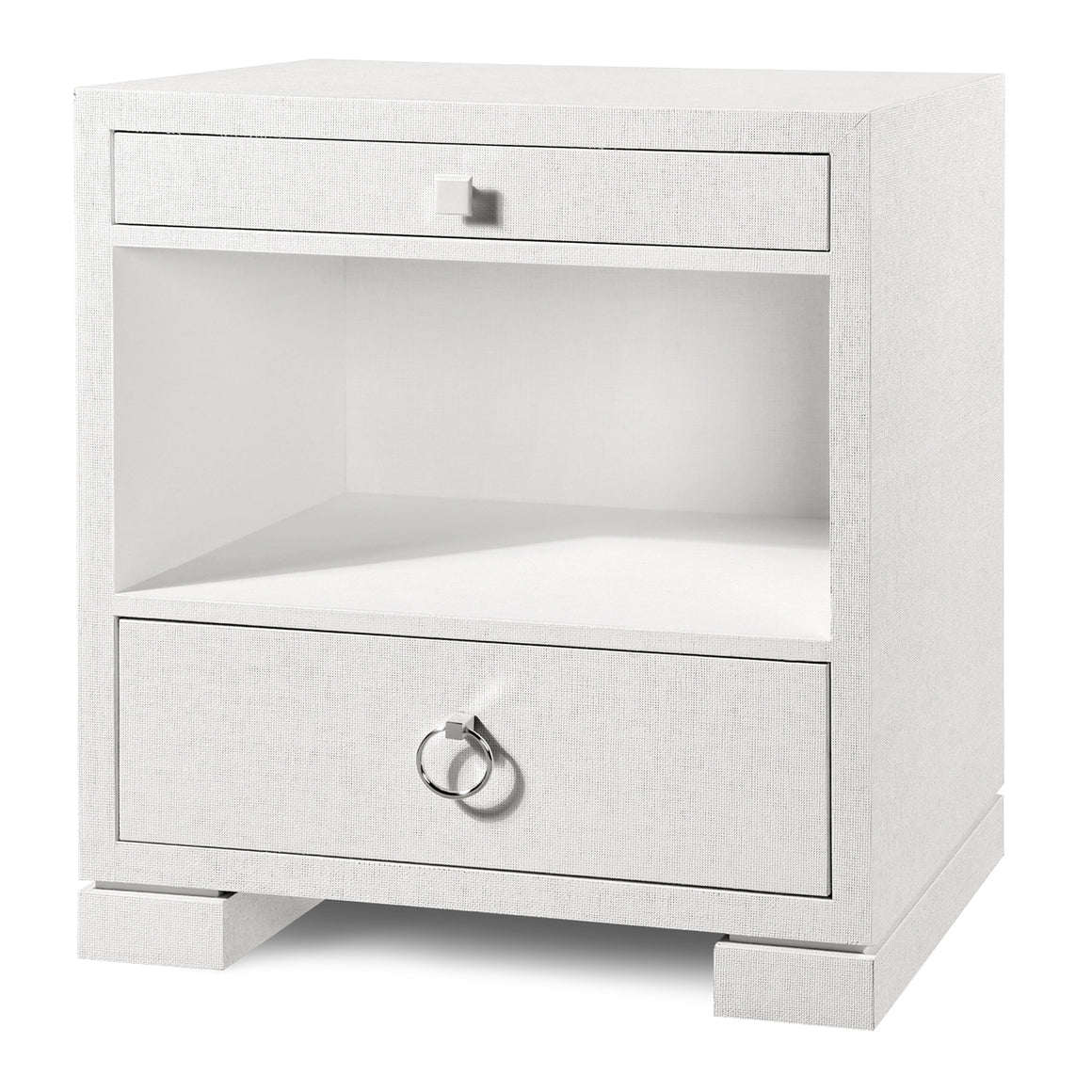 2-Drawer Side Table in White | Frances Collection | Villa & House