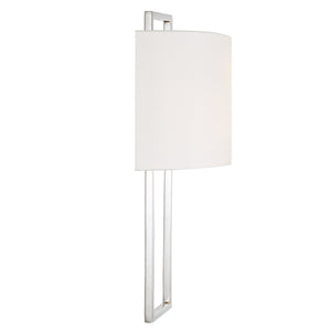 Fremont 2 Light Polished Nickel Wall Mount