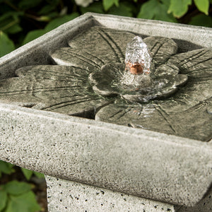 Botanic Stone Fountain - Alpine Stone Patina