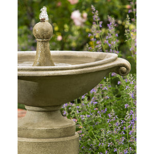 Roman Style Stone Fountain - Verde Patina