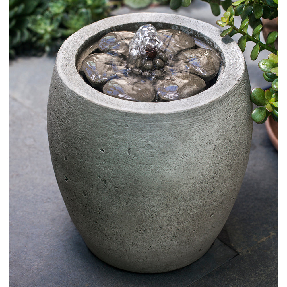 Urn Shape Stone Fountain - Alpine Stone Patina