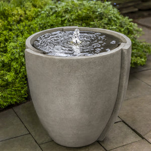 Stone Concept Basin Fountain - Greystone (Additional Patinas Available)