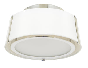 Fulton 2 Light Polished Nickel Ceiling Mount
