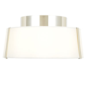 Fulton 2 Light Polished Nickel Ceiling Mount