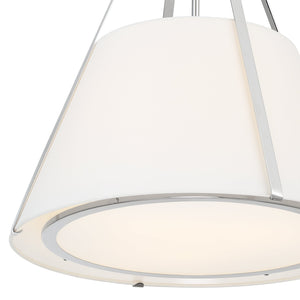 Fulton 3 Light Polished Nickel Pendant