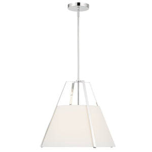 Fulton 3 Light Polished Nickel Pendant
