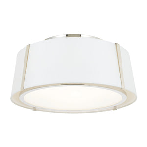 Fulton 3 Light Polished Nickel Ceiling Mount