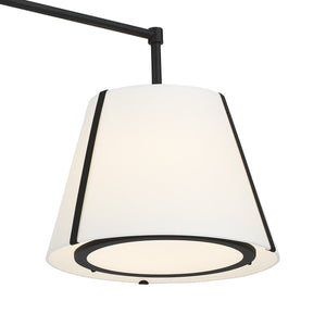 Fulton 4 Light Black Linear Chandelier