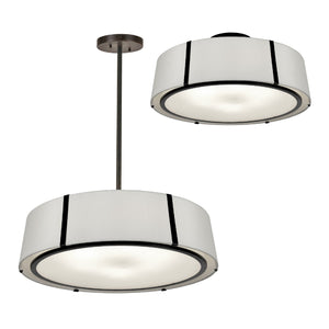 Fulton 6 Light Matte Black Chandelier