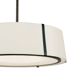 Fulton 6 Light Matte Black Chandelier